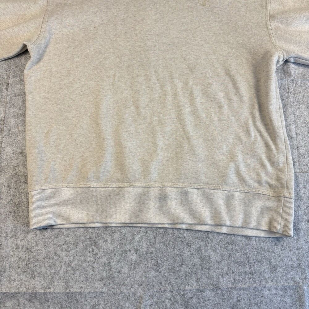Vintage Champion Gray Grey Crewneck Sweatshirt Cotton Blend Unisex Adult Large - Picture 2 of 16